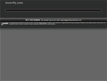 Tablet Screenshot of inverify.com